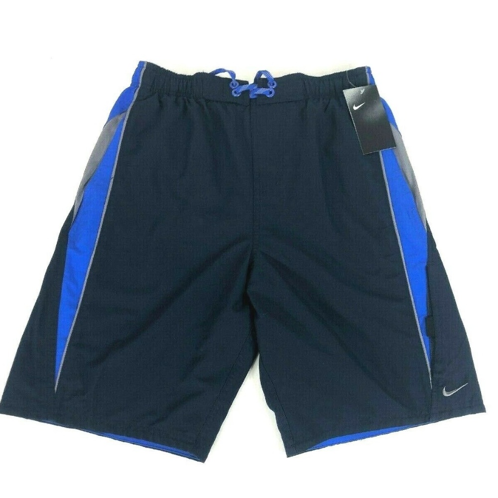 Nike Mens L Swim 11" Volley Short Obsidian - Picture 1 of 4